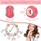 Large Hole Glass Beads for Jewelry Making, 224PCS European Beads Bulk Mixed Color Spacer Bead with Rhinestones Lampwork Beads for DIY Craft Charms Bracelet Necklace Earring Making
